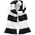 Bufanda a rayas tacto suave Black / White