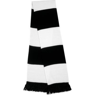 Bufanda Bicolor Suave Black / White