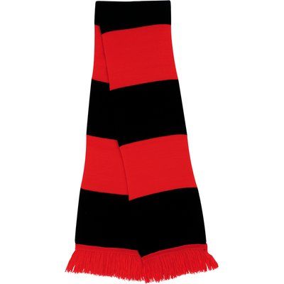 Bufanda Bicolor Suave Red / Black