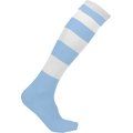 Calcetines altos a rayas unisex Azul 39/42 EU