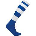 Calcetines altos a rayas unisex Dark Royal Blue / White 39/42 EU