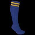 Calcetines deportivos altos Dark Royal Blue / Sporty Yellow 39/42 EU