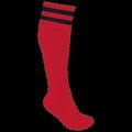 Calcetines deportivos altos Sporty Red / Black 43/46 EU