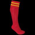 Calcetines deportivos altos Sporty Red / Sporty Yellow 43/46 EU