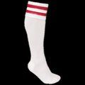 Calcetines deportivos altos White / Sporty Red 31/34 EU