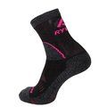 Calcetines de senderismo Black / Pink 35/37 EU