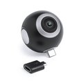 Camara 360° para móvil Android Negro