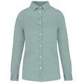 Camisa ajustada eco mujer Washed Jade Green S