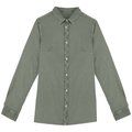 Camisa ajustada eco mujer Washed Pale Khaki M