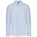 Camisa algodón para hombre entallada Striped Pale Blue / White L