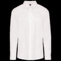 Camisa algodón para hombre entallada White L