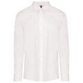 Camisa algodón para hombre entallada White S