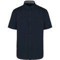 Camisa de algodón manga corta hombre Navy 3XL