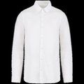 Camisa algodón orgánico hombre Washed white XL