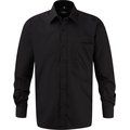 Camisa de algodón puro hombre Black L