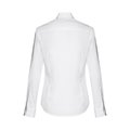 Camisa blanca de popelina mujer