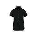 Camisa cómoda manga corta mujer Negro S