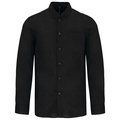 Camisa cuello mao hombre Black 3XL