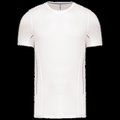 Camisa de deporte para hombre White / Silver XXL