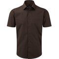 Camisa entallada hombre CHOCOLATE XXL