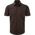 Camisa entallada hombre Marrón XXL