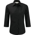 Camisa entallada media manga Black M