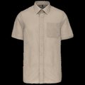 Camisa de fácil cuidado para chico Beige M