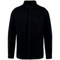 Camisa franela hombre algodón orgánico Black XL