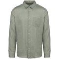 Camisa de lino hombre Almond Green 3XL