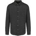 Camisa de lino hombre Anthracite Grey L