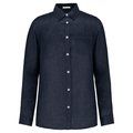 Camisa de lino hombre Navy Blue S