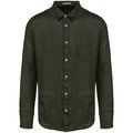 Camisa de lino hombre Organic Khaki M