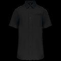 Camisa manga corta hombre Bolsillo izquierdo Black L