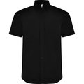 Camisa Manga Corta Hombre Negro XL