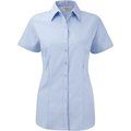 Camisa manga corta mujer ajustada Light Blue L