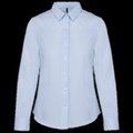 Camisa mujer 100% algodón Striped Pale Blue / White XXL