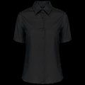 Camisa de mujer sin arrugas Black L