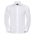 Camisa oxford Corte entallado de manga larga White L