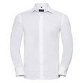 Camisa oxford Corte entallado de manga larga White XL