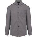 Camisa oxford hombre algodón poliéster Oxford Silver L