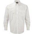 Camisa Oxford hombre planchado mínimo Blanco 4XL