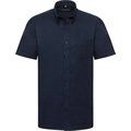 Camisa Oxford DE manga corta hombre Bright Navy 4XL