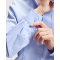 Camisa Oxford Mujer Entallada Manga Larga