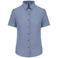 Camisa oxford mujer manga corta Azul L