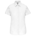 Camisa oxford mujer manga corta Blanco 3XL