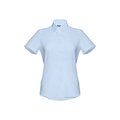 Camisa oxford mujer manga corta entallada