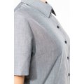 Camisa oxford mujer manga corta