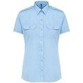 Camisa piloto manga corta mujer Sky Blue XXL