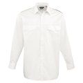 Camisa Piloto manga larga para hombre White 17 UK