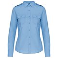 Camisa piloto manga larga mujer Azul M